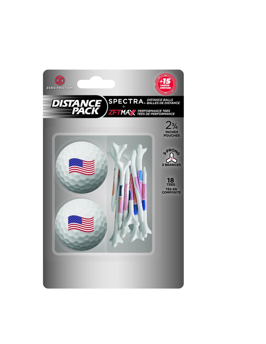 American Flag Two Ball Tee Packs American Flag Two Ball Tee Packs